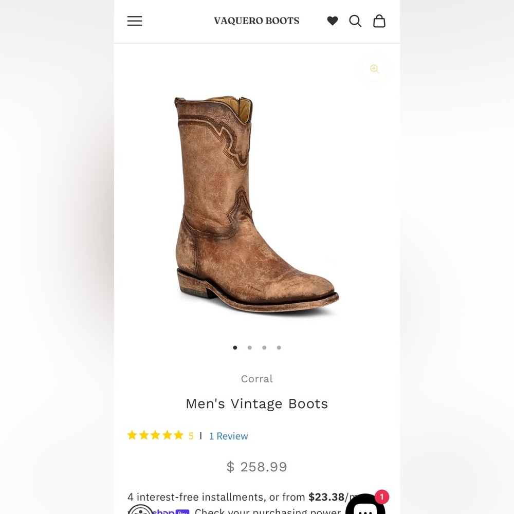 Corral Men's Brown Western Boots